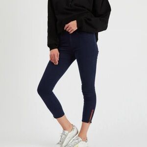 Etienne Marcel Denim Skinny Red Ankle Zip Jeans 29 NWT